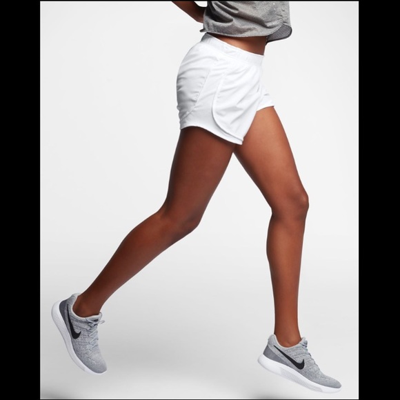 Nike Pants - Nike Running Tempo White Shorts